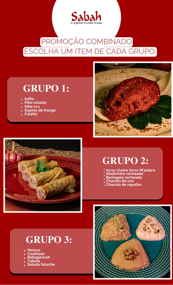 Cardápio do salão, página 5 de 10: promoção combinado